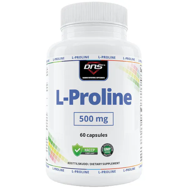 L-Proline - 500 mg - 60 kapsler