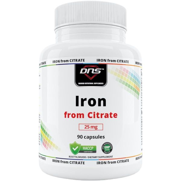 Iron Citrate 25 mg Jern - 90 kapsler